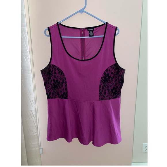 torrid Tops - TORRID - peplum top
